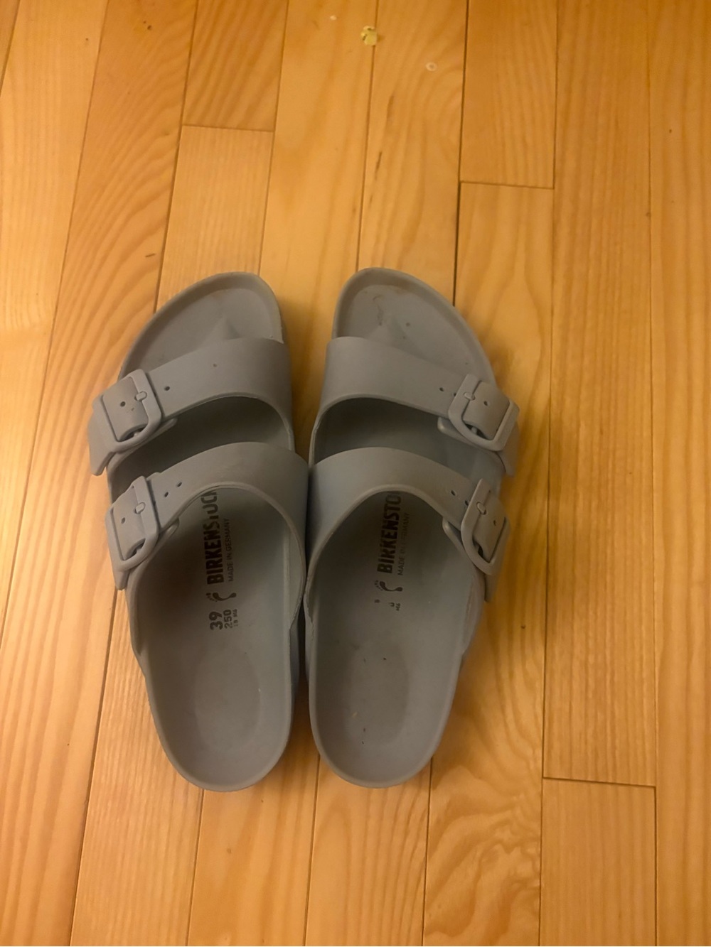 Birkenstock Arizona EVA Sandals in Light Gray